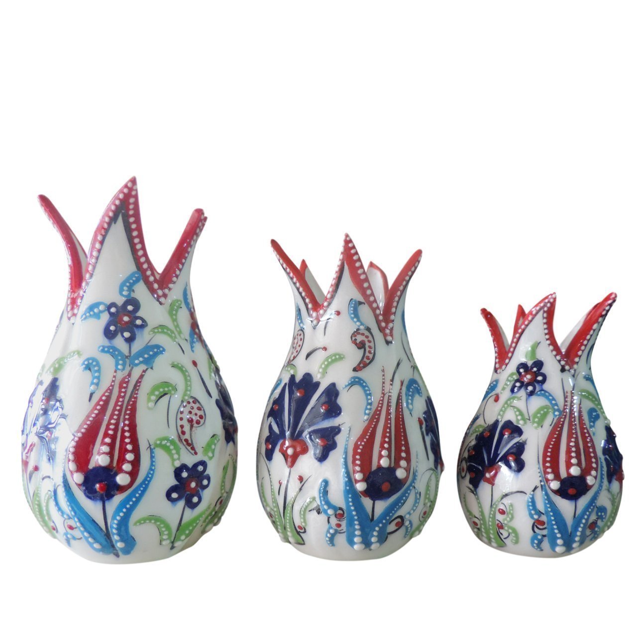 Oğuz Çini Lale Karanfilli Lale Takımı