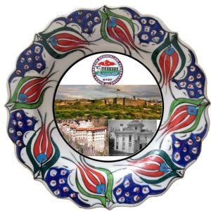 Oğuz Çini  25cm Çini logolu tabak