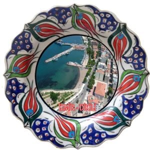 Oğuz Çini  25cm Çini logolu tabak