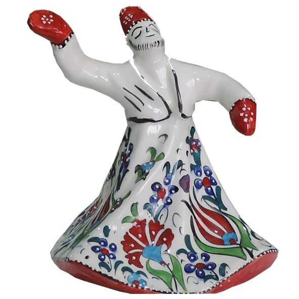 Oğuz Çini  18cm Çini Semazen