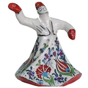 Oğuz Çini  18cm Çini Semazen