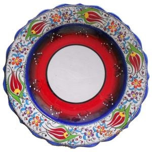 Oğuz Çini  30cm Renkli Fotoğraf Tabağı