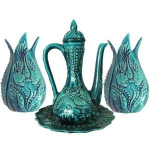 Oğuz Çini Mülhani İbrik Lale Seti