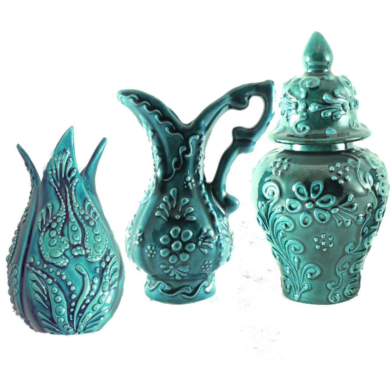 Oğuz Çini Küp Aşurelik Lale Seti