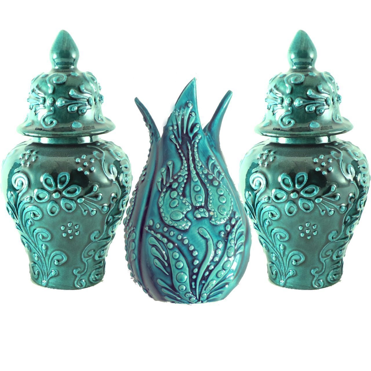 Oğuz Çini Küp Lale Seti