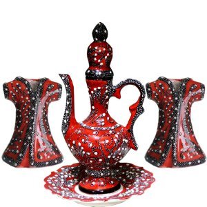 Oğuz Çini ANTİK İBRİK KAFTAN SETİ