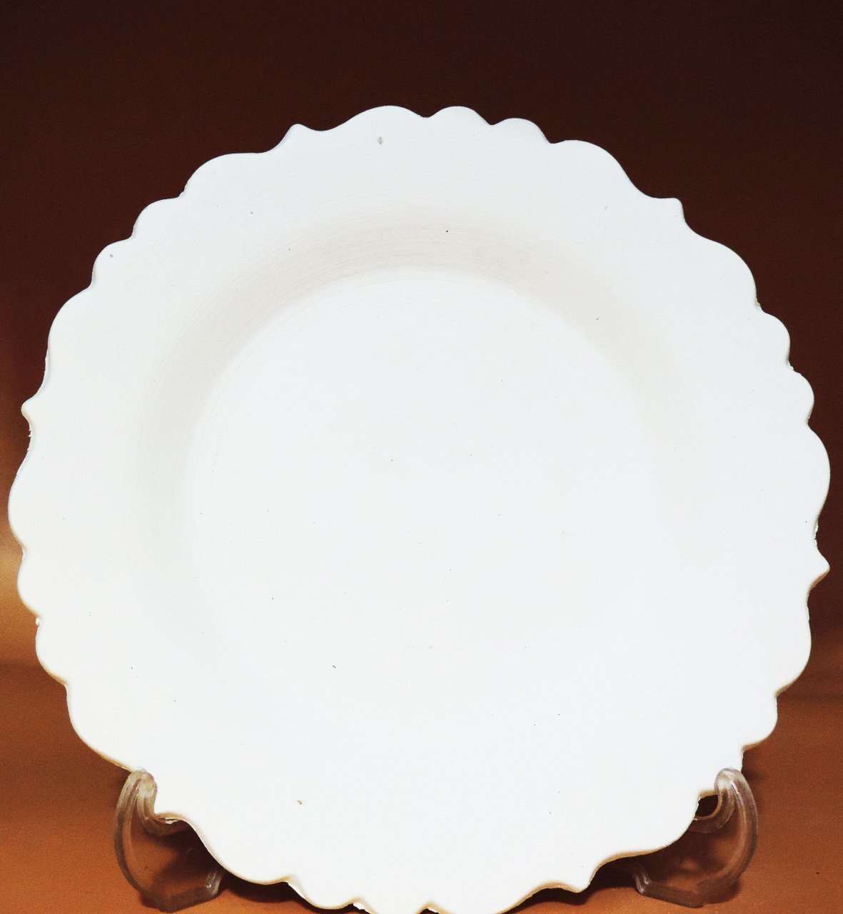 40cm Bisküvi Rölyefli Lenger Tabak