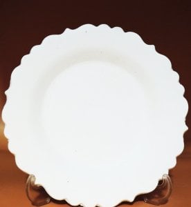 40cm Bisküvi Rölyefli Lenger Tabak