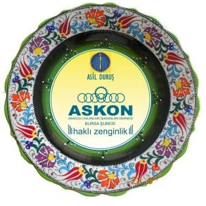 Oğuz Çini  30cm Kurumsal Çini