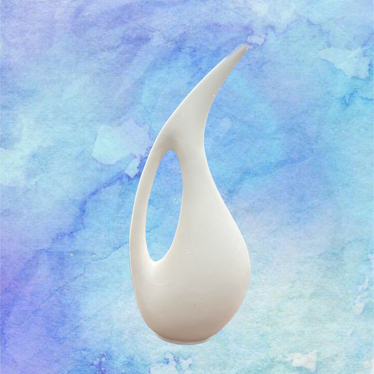 25cm Bisküvi Pelikan vazo