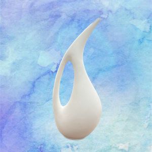 25cm Bisküvi Pelikan vazo