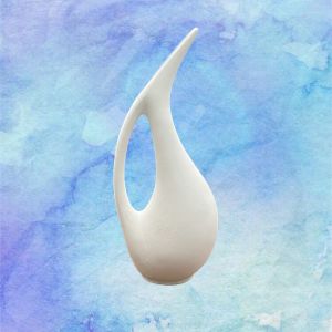 30cm Bisküvi Pelikan vazo