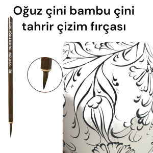 Oğuz Çini Seramik 3 No Tahrir Samur Çizim Bambu Fırça