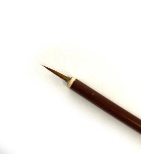 Oğuz Çini Seramik 4 No Tahrir Samur Çizim Bambu Fırça