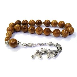 Gümüş Kaplama Püsküllü Küre Kesim Efe Model Kuka Tesbih