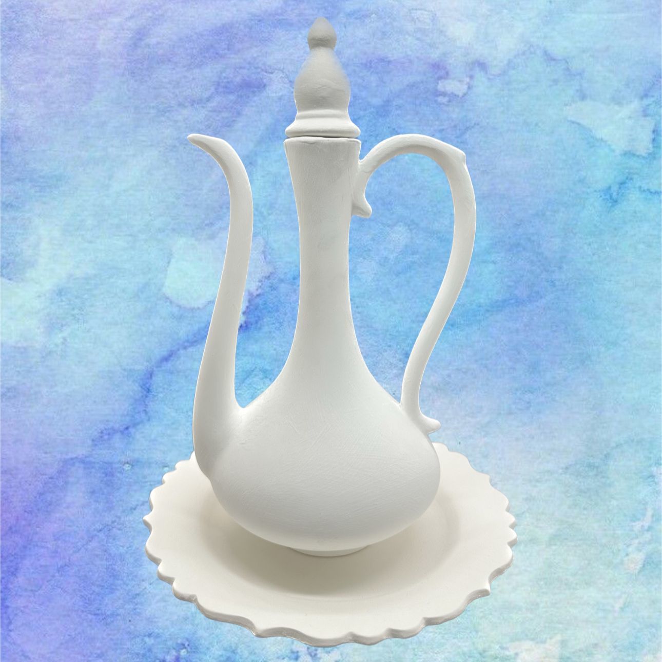 35cm Bisküvi Tabaklı Narin İbrik