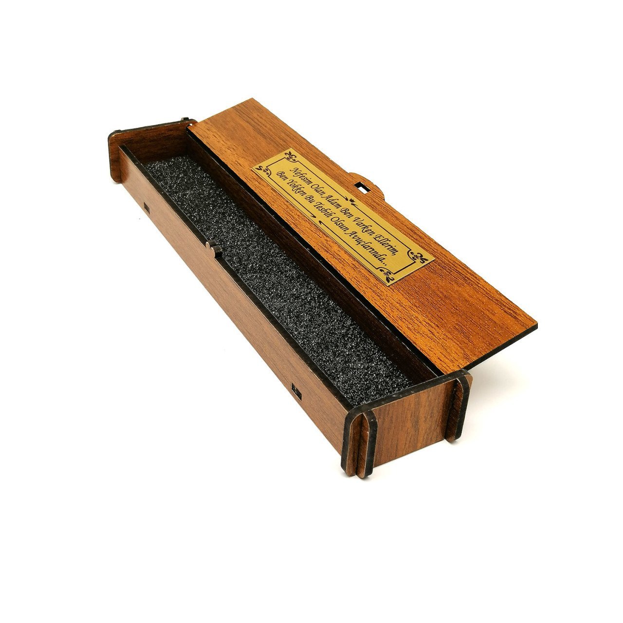 Kişiye Özel Mesajlı Ahşap Tesbih Kutusu