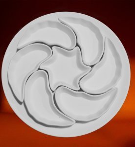 34cm Tabaklı Bisküvi Rüzgar Gülü