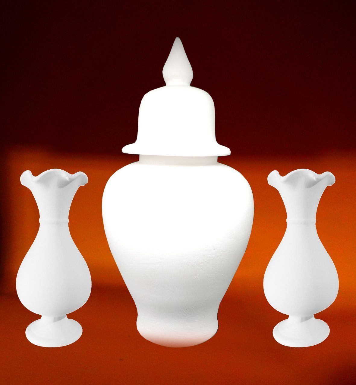 30cm Küp 2 Tane 20cm vazo Bisküvi Seti