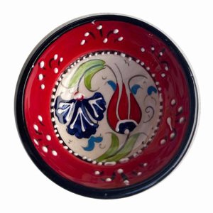 Çerezlik El Dekoru 8*3,5 cm Seramik  Kütahya Kase