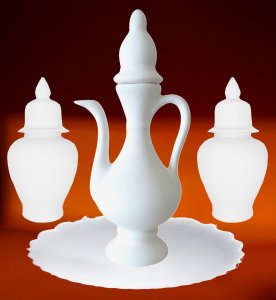 25cm İbrik 1 Tane 18cm Küp 2 Tane Bisküvi Seti