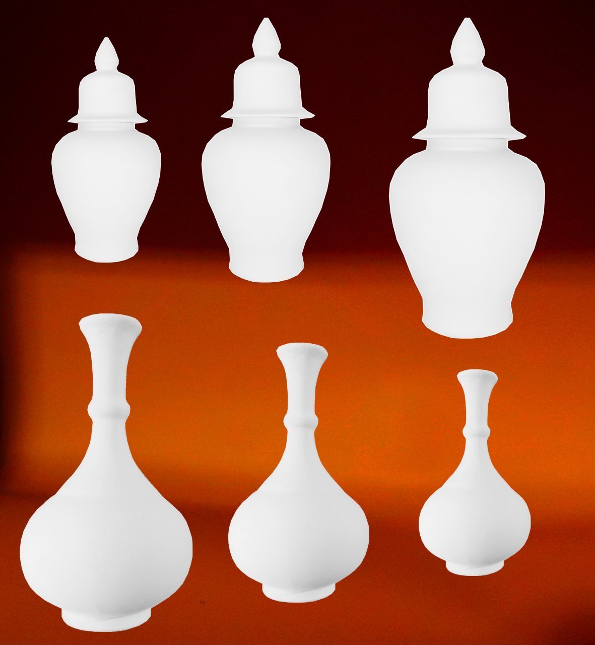 Bisküvi Küp Vazo Seti