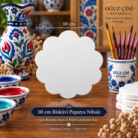 10 cm Bisküvi Papatya Nihale