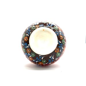 Oğuz Çini 30cm El Dekoru Kütahya Gözyaşı Vazo