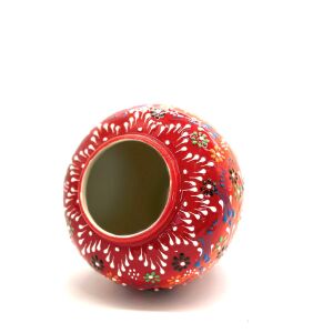 Oğuz Çini 30cm Hediyelik El Dekoru Kütahya Şah Küp