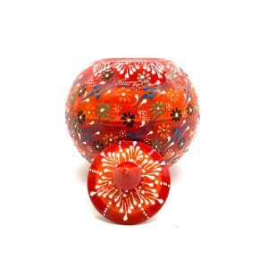 Oğuz Çini Dekoratif Ev Süsü 20cm Hediyelik Modern Seramik Kütahya Küre Küp 2