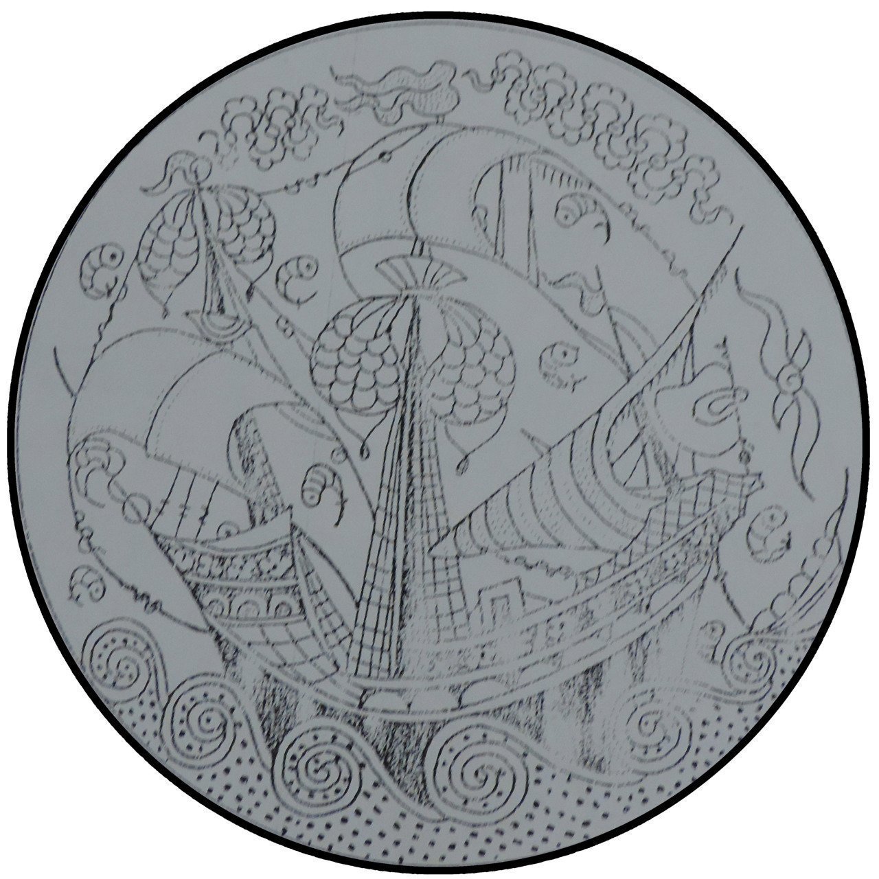 18cm Tabak Deseni No 5