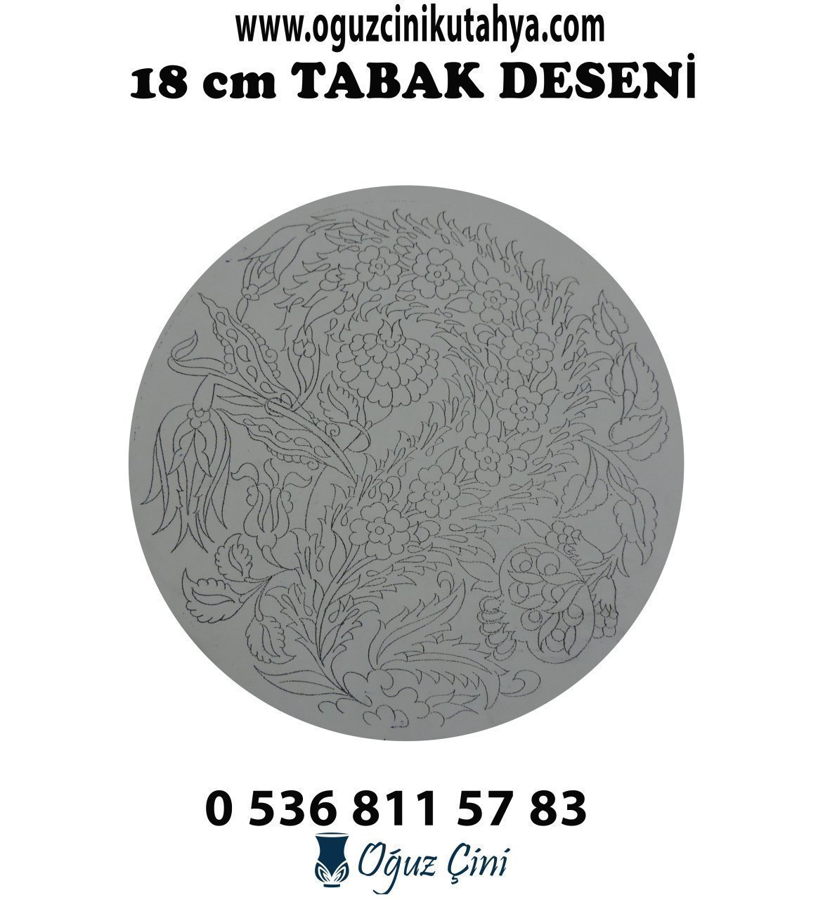 18cm Tabak Desen No 12