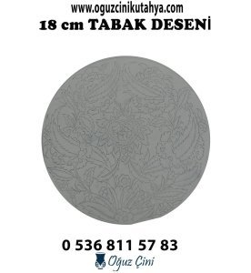 18cm Tabak Desen No 13
