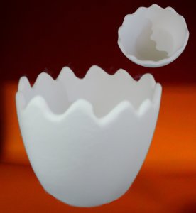 13cm Bisküvi Papatya Saksı