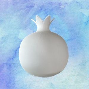 Oğuz Çini 18 cm Biblo Çini Bisküvi Nar