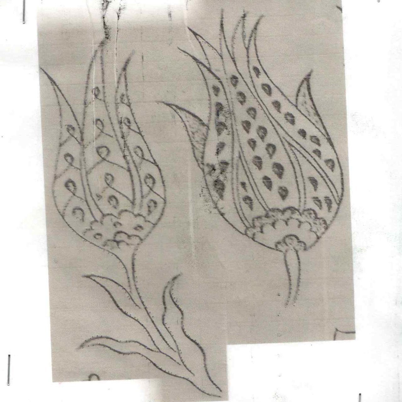 12*17cm Lale Baskı Deseni 1