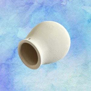 Oğuz çini 35 cm Dekoratif Çini Bisküvi Küp Abajur