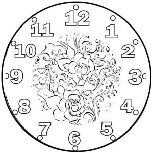 18cm Saat Deseni