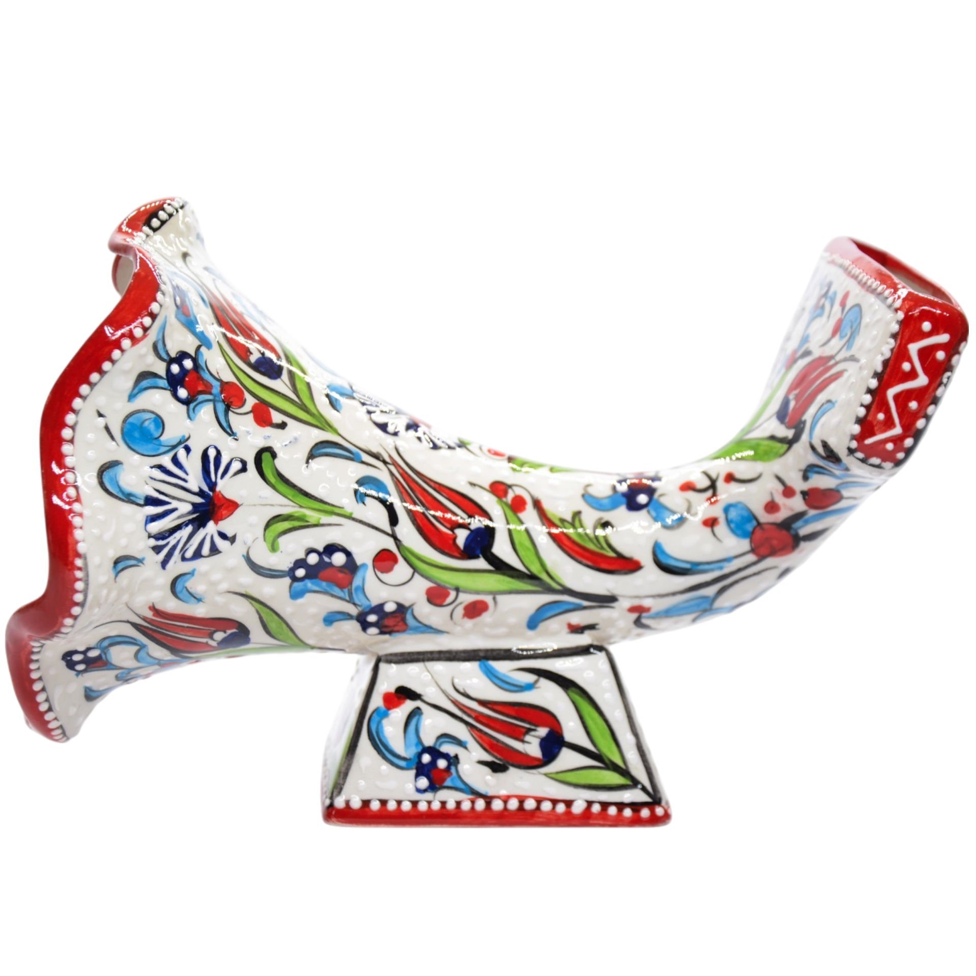 Modern Şık Dekoratif Seramik Ev Süsü 24 cm Gramafon