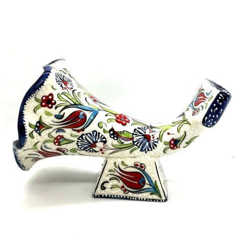 Modern Şık Dekoratif Seramik Ev Süsü 24 cm Gramafon