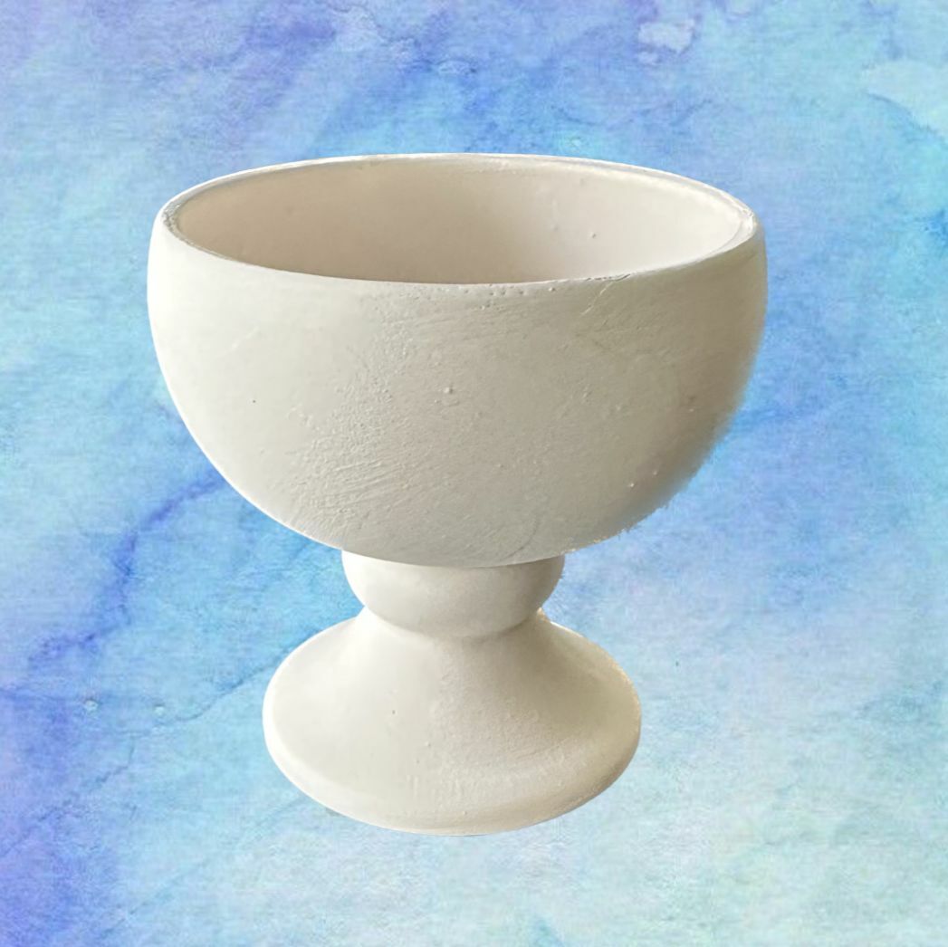 Oğuz Çini 10 cm Dekoratif Çini Bisküvi Saksı