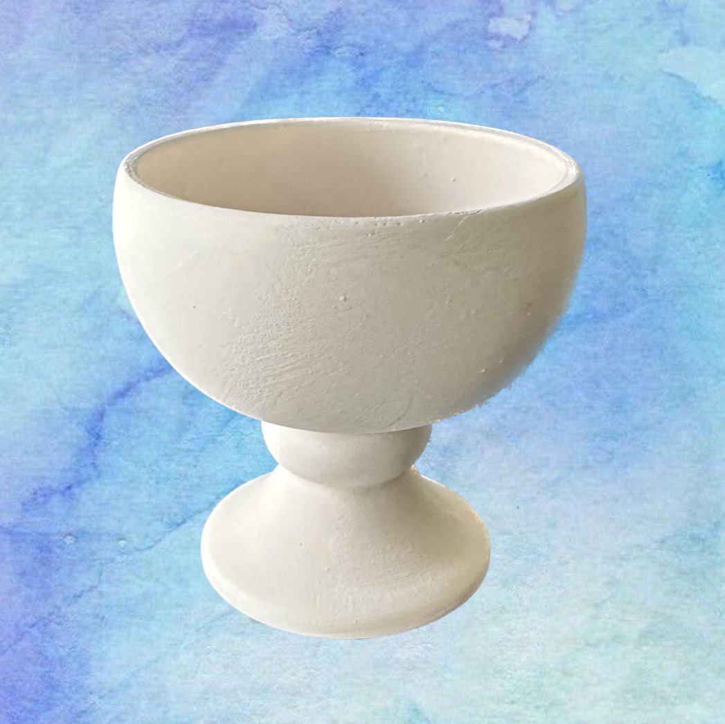 Oğuz Çini 13 cm Dekoratif Çini Bisküvi Saksı