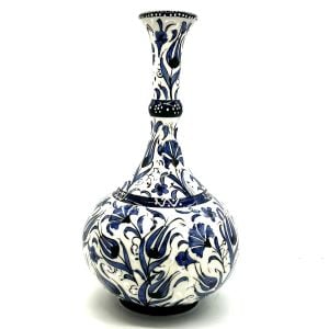 Dekoratif Şık Ev Süsü Modern Seramik  30 cm Gözyaşı Vazo