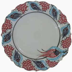 Oğuz Çini  Çini Tabağa Fotoğraf Baskı