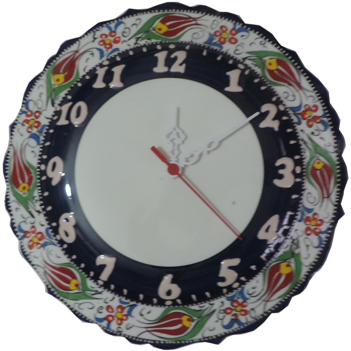 Oğuz Çini  30cm KALİGRAFİ SAATİ