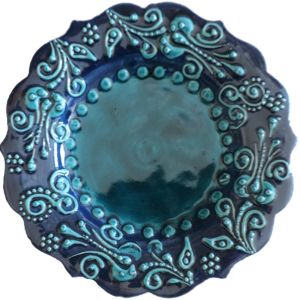 Oğuz Çini  18cm FOTOĞRAF TABAĞI