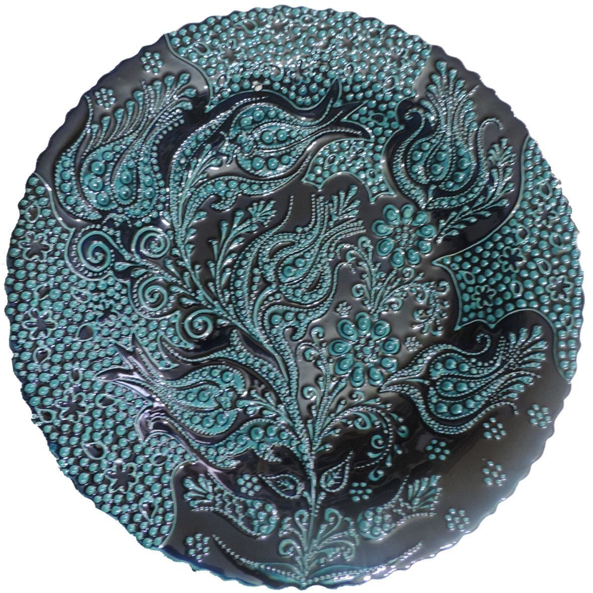 Oğuz Çini  40cm ÇİNİ TABAK