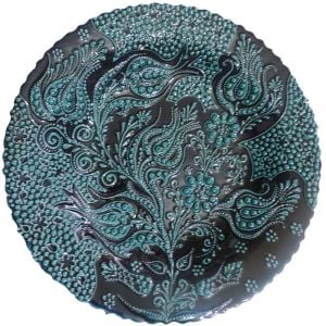 Oğuz Çini  40cm ÇİNİ TABAK