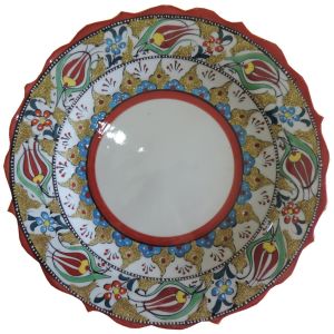 Oğuz Çini  30CM YALDIZLI FOTOĞRAF TABAĞI