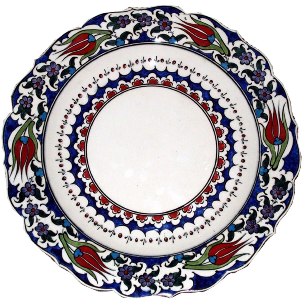30 cm Fotoğraf ve Yazı İçin Özel Çini Tabak